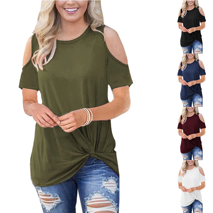 cold shoulder ladies tops