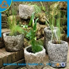 Carved Pot Antique Stone Pot Antique Garden Limestone Planter Stone Carved Planter Antique Stone Flower Pot