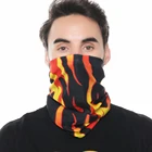 Scarf Headwear Scarf Jiabao Multi Use Polyester Neck Warmer Beanie Snood Head Scarf Fish Face Headwear Bandana