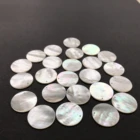 Pearl Factory Outlet Hot Sale Good Quality Round Mother Of Pearl Gemstone Jewelry Punch White Shell