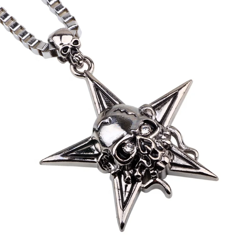 Mens Heavy Metal Rock Music Metal Alloy 