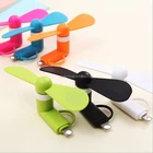 2020 Hot Selling USB mini Fan Custom Logo Promotional Gifts Portable Phone Fan for iPhone Android mobile phones