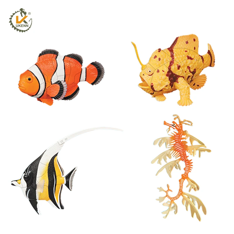 Copperband Butterfly Fish 4D Master Puzzle Vision Kit #26541 Tedco Science Toy 