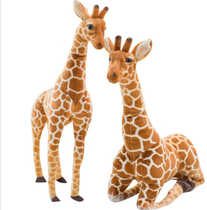 Birthday Gift Stuffed Animal Dolls Cute Plush Giraffe Doll Baby Kids Toys 