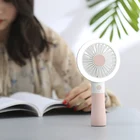 Fan 5V Make Up LED Lamp Cooling Rechargeable Small USB Fan
