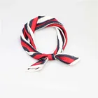 Polyester Scarf Scarf Satin Custom Logo 100% Polyester Wrap Square Satin Head Lady Scarf