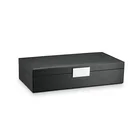 Watch Black Carbon Fiber Watch And Sunglasses Box With Valet Tray For Men