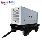 Mobile Generator Generator Silent 30kw 50kw 80kw 100kw Lister Mobile Silent Type Diesel Generator Set