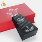 For Business Gifts New Design Star Shaped Glass Crystal Award Trophy For Business Gifts