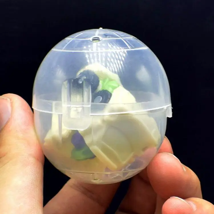 CY014 Classic PP Plastic Egg Gashapon Capsule Toys New 2019 Invention Mini Size for Vending Machine Playing Function