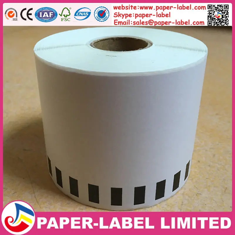 continuous thermal label roll