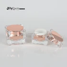 Cream Day Cream Jar Manufacturer Discount 15g 30g 50g Square Durable Custom Plastic Day/night Cream Jar