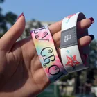 Custom Bracelet Customized Bracelet Wristband Cheap Custom Polyester Bracelet Fashion Elastic Wrist Band /NFC Wristband