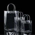 Pvc Bag Pvc Pvc Bag Stadium Approved Environmentally New Clear Tote PVC Shoulder Transparent Shopping Bag
