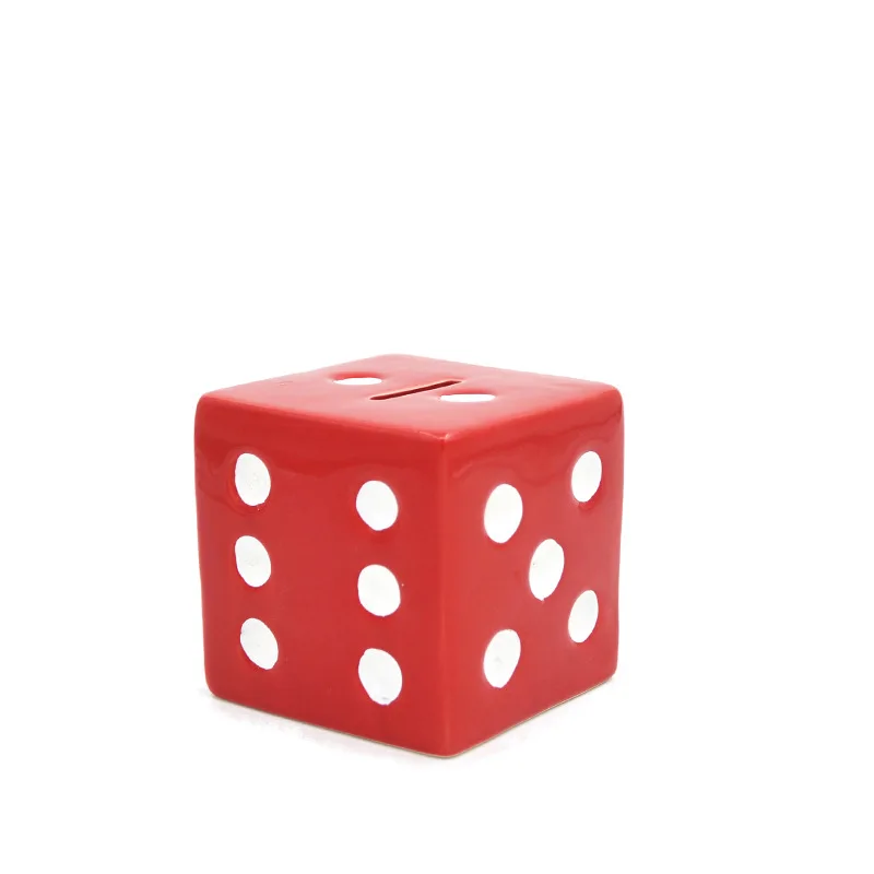 Casino Dice Shape Ceramic Piggy Bank,Coin Bank,Money Box - Buy Ceramic Coin  Bank,Ceramic Money Bank,Custom Piggy Bank Product on Alibaba.com