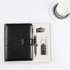 Corporate Luxury Executive Gift Set PU Leather A5Notebook 16GB USB Pen Keychain Corporate Gift Set