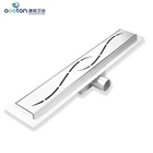 Ce Drain 2019 CE ISO9001 Hotel Bathroom Horizontal Outlet Brushed Polished Stainless Steel 304 Shower Floor Linear Drain