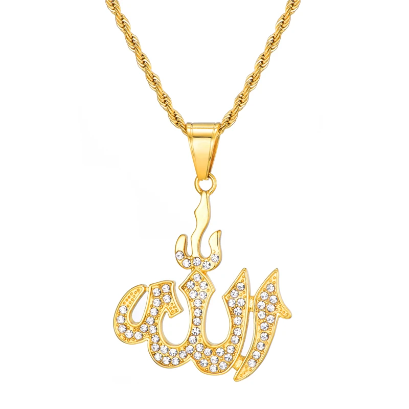2019 New Designs 18k Gold Plated Allah 
