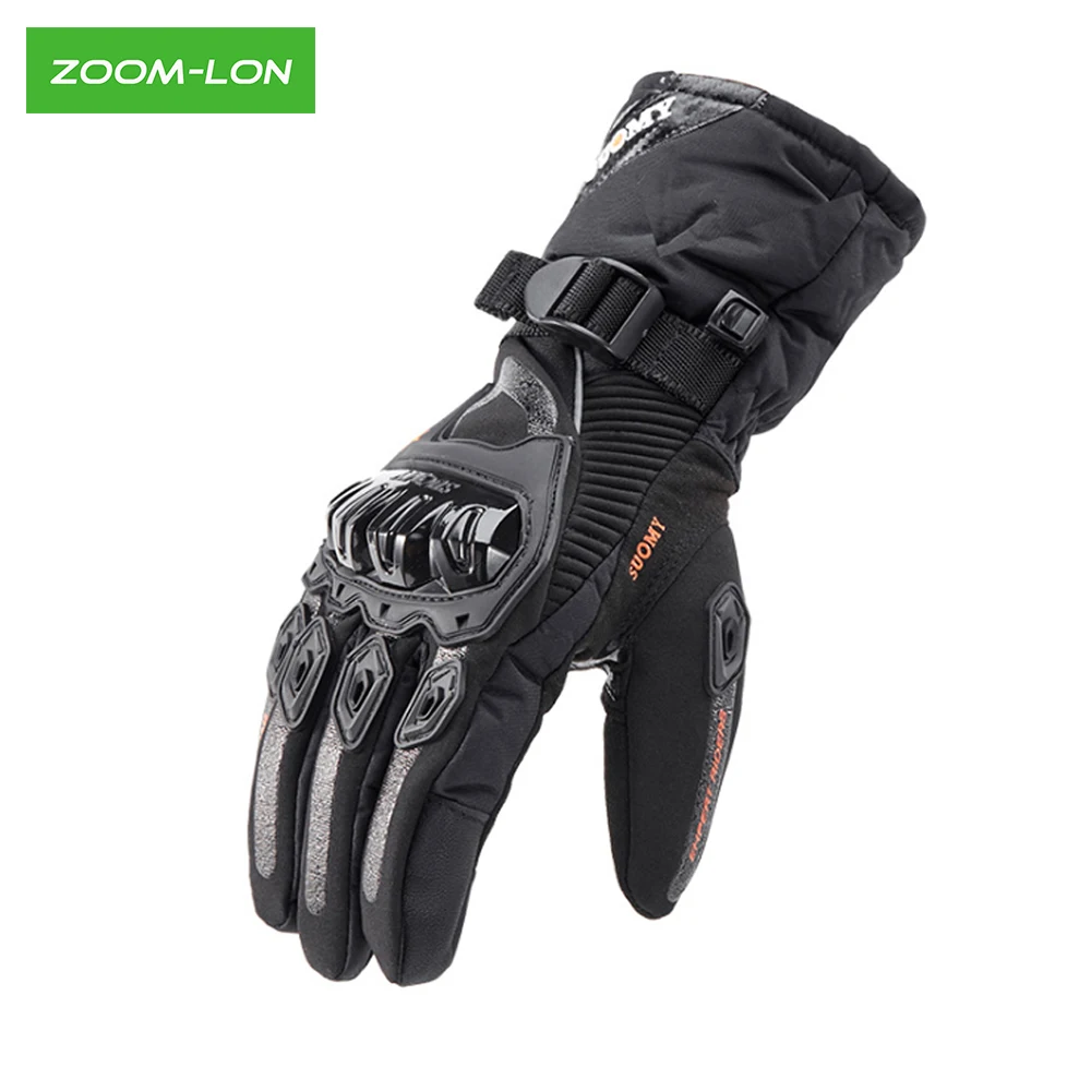 leather bike hand gloves