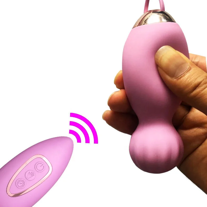 Remote Control Vibrators Koro Ball Air Pressure Vaginal Balls Vibrating Eggs Clitoral Stimulator Sex Toys For Woman image