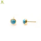 Earrings Stone Gemstoneearrings Stone Earrings New Arrival Natural Gemstone Earrings Minimalist 925 Stone Stud Earrings