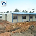 House Houses Labor Use House Single Storey Light Steel Structure Prefab House Steel Structure Prefab Labor Camp Accommodation Houses