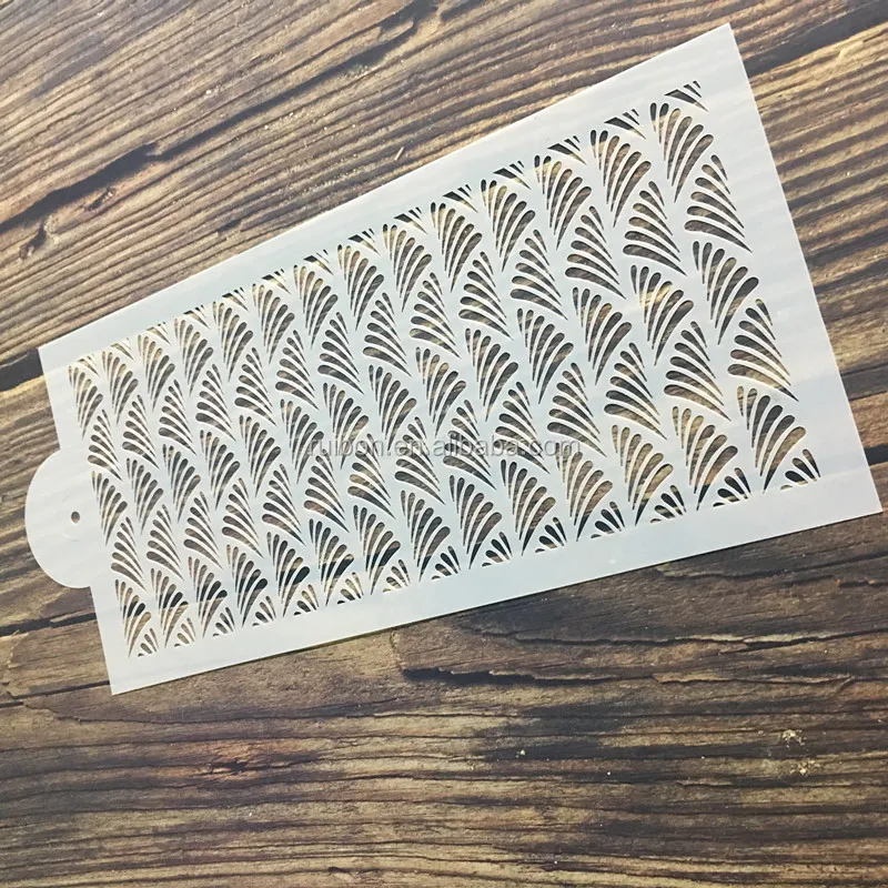 Cake Side Decorating Stencils Mold Plastic Templates Spray Floral Cake Flo /C Cake Side Decorating Stencils Mold Plastic Templates Spray Floral Cake Flo /C