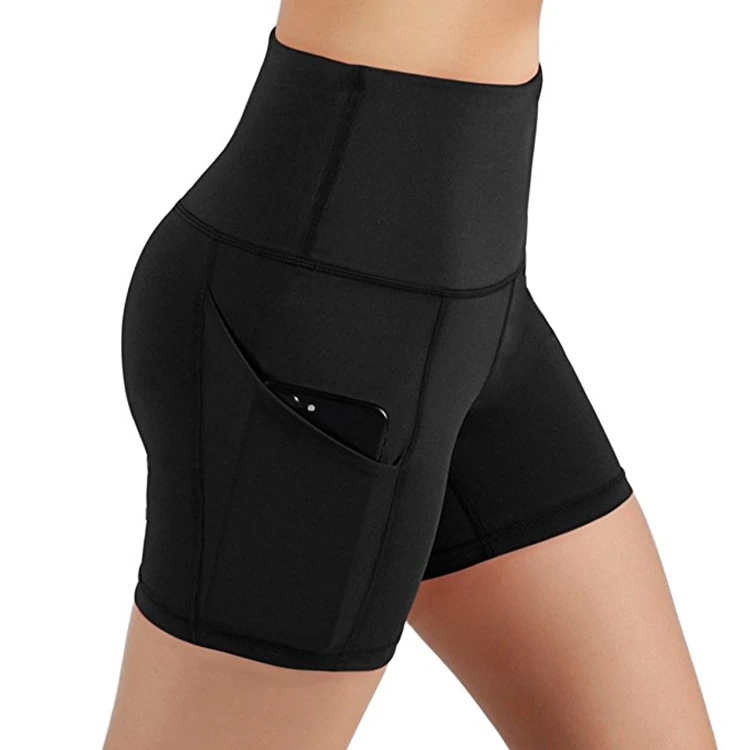 Women's High Waist Out Pocket Yoga Shorts Pants Tummy Control Workout  Running 4 Way Stretch Yoga Shorts - Buy High Wais Yoga Shorts,Women's Yoga  Shorts,Running 4 Way Stretch Yoga Shorts Product on