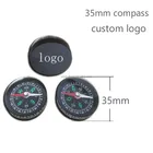 Compass Plastic Compass Hot Selling 35mm Round Plastic Mini Compass/Pocket Compass/Orientation Compass