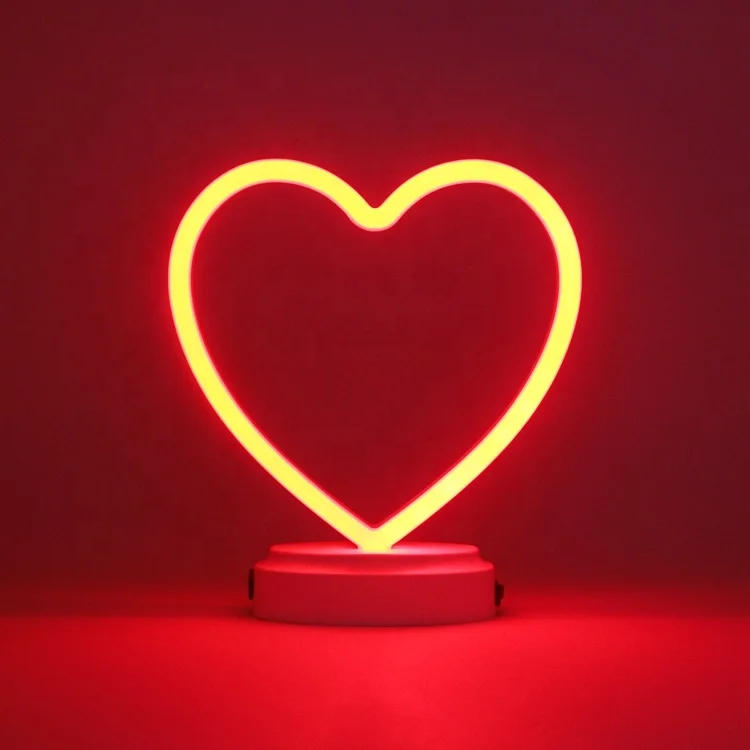 big heart led light