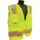 5 Bolsillos Poliester Hgih Seguridad Visibilidad Chaleco Reflectante Ansi/clase 2