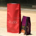 Pistachios Customize Stand Up Bag Custom Make Flat Handle Stand Up Machine Kraft Paper Bag For Pistachios