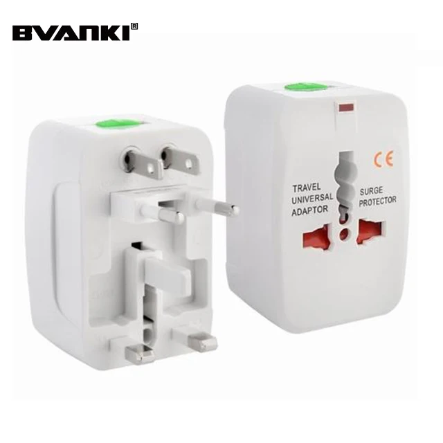 Multi Adapter Travel Europe to USA Power Plug Adaptor Converter AC UK AU Charger for sale online 