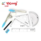 Compass Student Compass Latest Cost-efficient 8-in-1 Compass Set School Office Supplies Metal Math Compass For Student Use