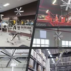 Fan 2m Fan Kale 2m/6.5ft Diameter 0.4kw Energy Saving Industrial Wall Mount HVLS Fan