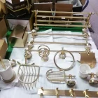 Accessories Cheap Bathroom Accessories Fapully High Quality 11 Units Gold Cheap Aluminum Bathroom Accessories