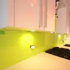 Surfaced Glass Flat Glass Price Flat Surfaced Colored Painted Kitchen Splash Back Glass