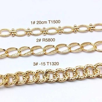 75872 Xuping Jewelry Fashion Hot Sale 18K Gold Plated Chain Bracelet for men