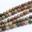 Natural Wholesale Natural Loose Picasso Jasper Gemstone Beads Strands