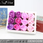 Soap Rose Soap Gift Hot New Products Valentine's Day Romantic Gift Bathroom Rose Petals Body Paper Soap Beautiful Rose Bath Flower Soap Gift Set