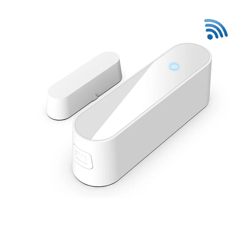 NPL Smart WiFi Door Sensor Wireless Garden Window Security Magnet Sensor with Easy App for Home Garage Farm Garden Office Compatible with Alexa Google Home IFTTT TUYA 