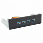5.25 Inch 4 Port USB3.0 Hub Custom Computer Parts Front Panel