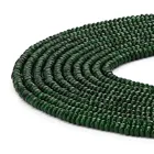 Rondelle Beads Beads Manufacturers Hot Selling Faceted Rondelle Emerald Jade Gemstone Beads