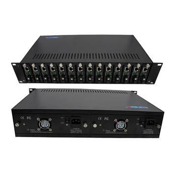 Factory supply standalone media converter 14slots RACK Mount Chassis