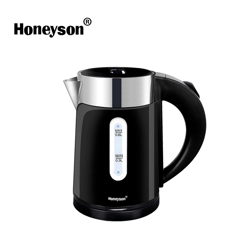 Honeyson hotel 0.6L energy saving new design cordless electric kettle