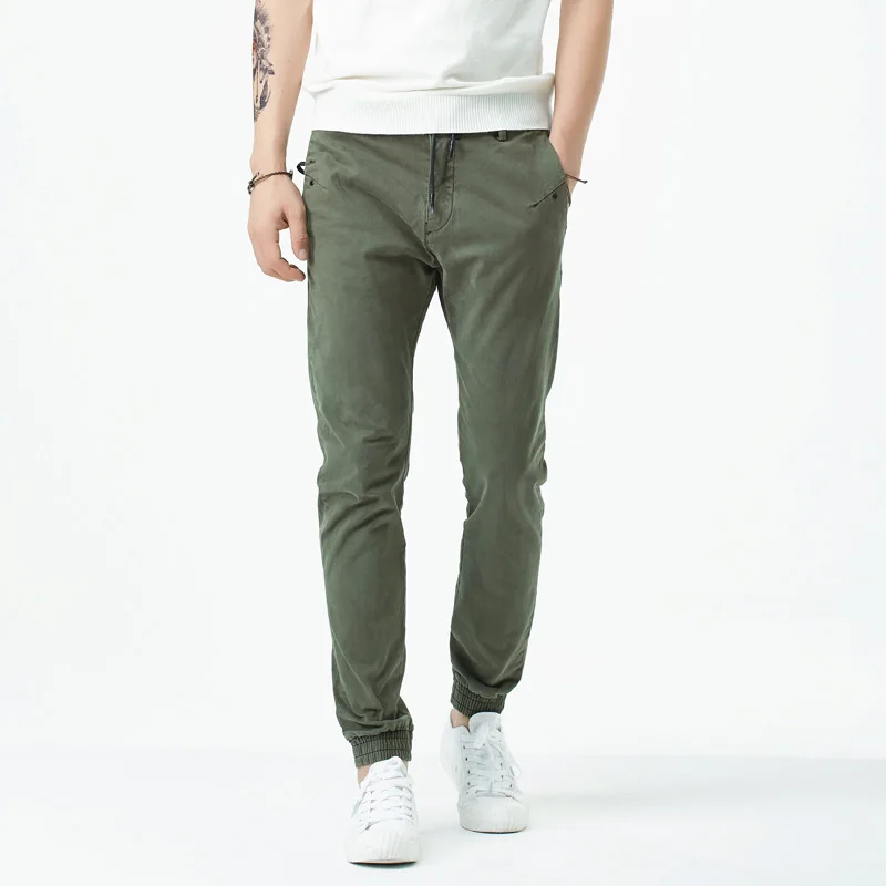 slim fit chino joggers
