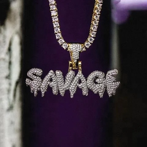 Custom Hip Hop Jewelry Pave Zircon 