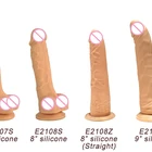 Rubber Penis 8 Inch Rubber Plastic Penis Sex Toys For Female