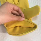 Skin Leather Gloves Driving Gloves Yellow Deer Skin Leather Driving Gloves