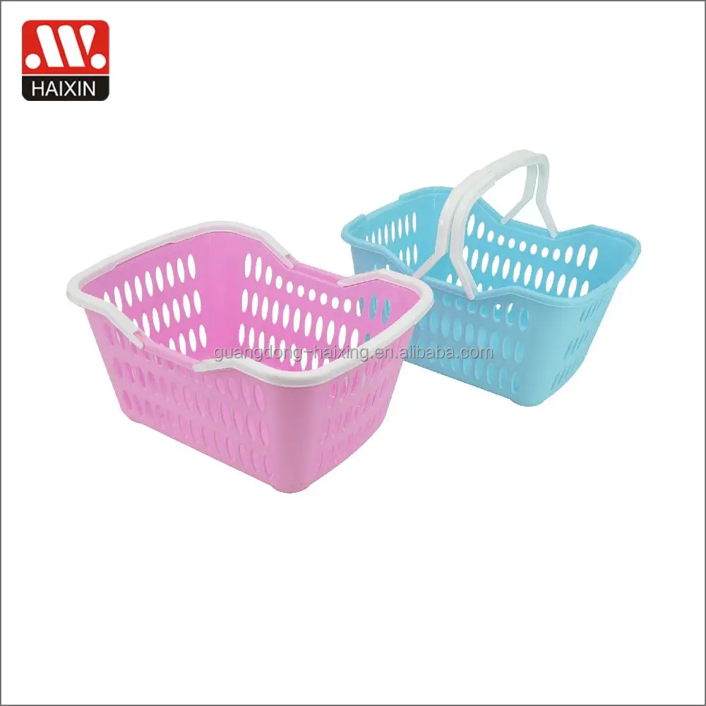 Customized usage food grade plastic vegetable picnic storage basket for sale